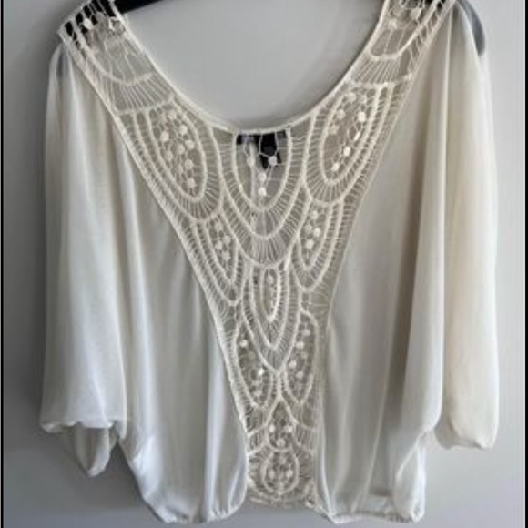 Lace back see thru tops - Picture 4 of 4